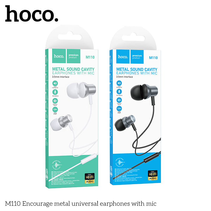 HD_SYNC:M110 Encourage metal universal earphones with mic
