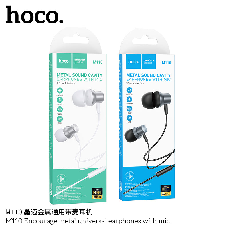 HD_SYNC:M110 Encourage metal universal earphones with mic