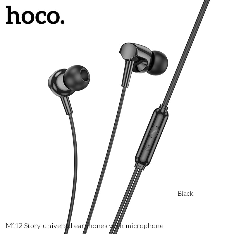 HD_SYNC:M112 Story universal earphones with microphone
