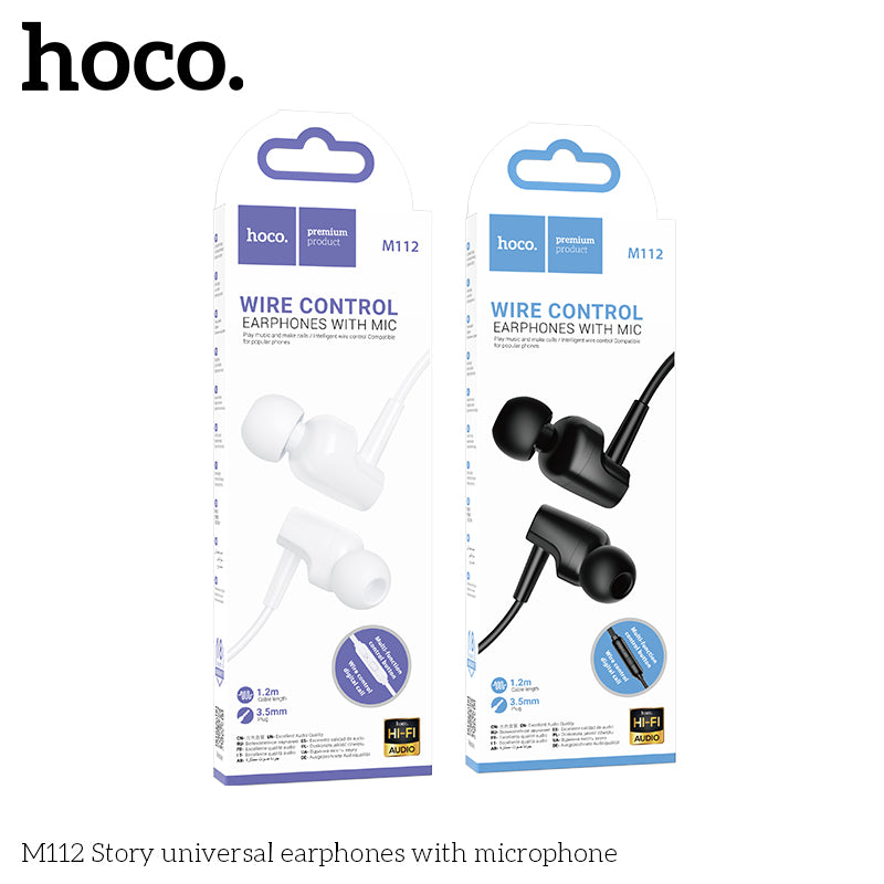 HD_SYNC:M112 Story universal earphones with microphone