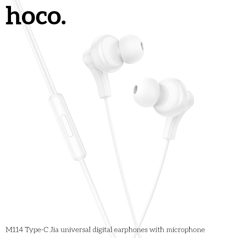 HD_SYNC:M114 Type-C Jia universal digital earphones with microphone