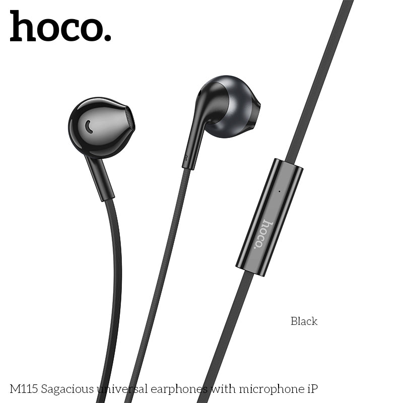HD_SYNC:M115 Sagacious universal earphones with microphone iP