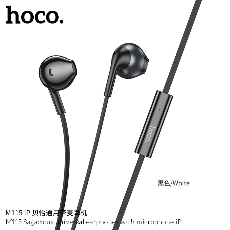 HD_SYNC:M115 Sagacious universal earphones with microphone iP