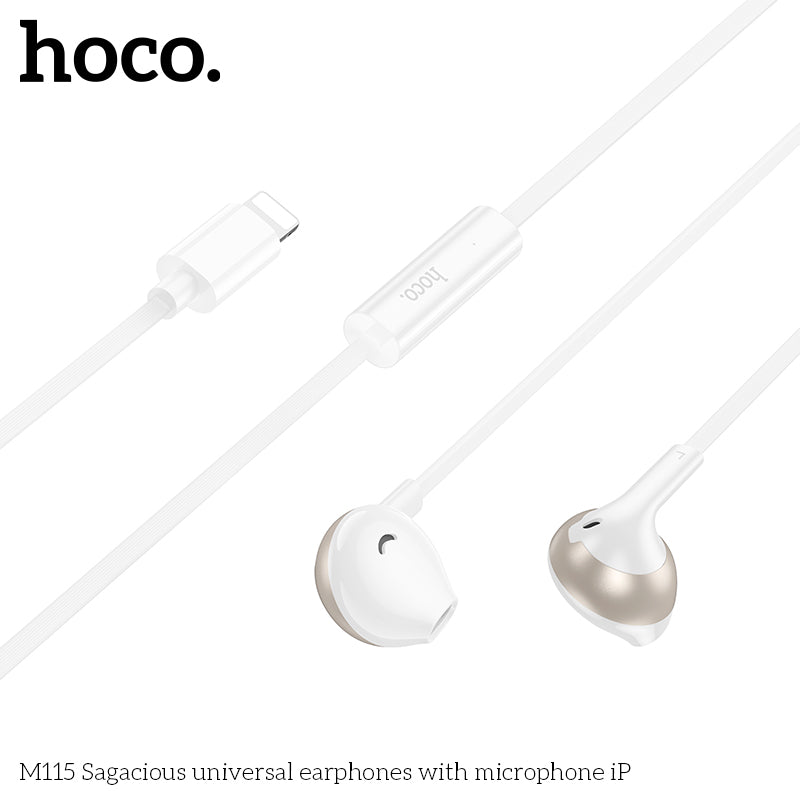 HD_SYNC:M115 Sagacious universal earphones with microphone Type-C