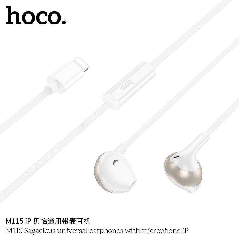 HD_SYNC:M115 Sagacious universal earphones with microphone iP