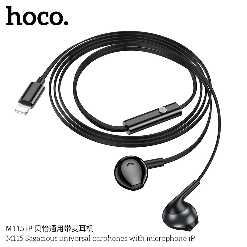 HD_SYNC:M115 Sagacious universal earphones with microphone iP