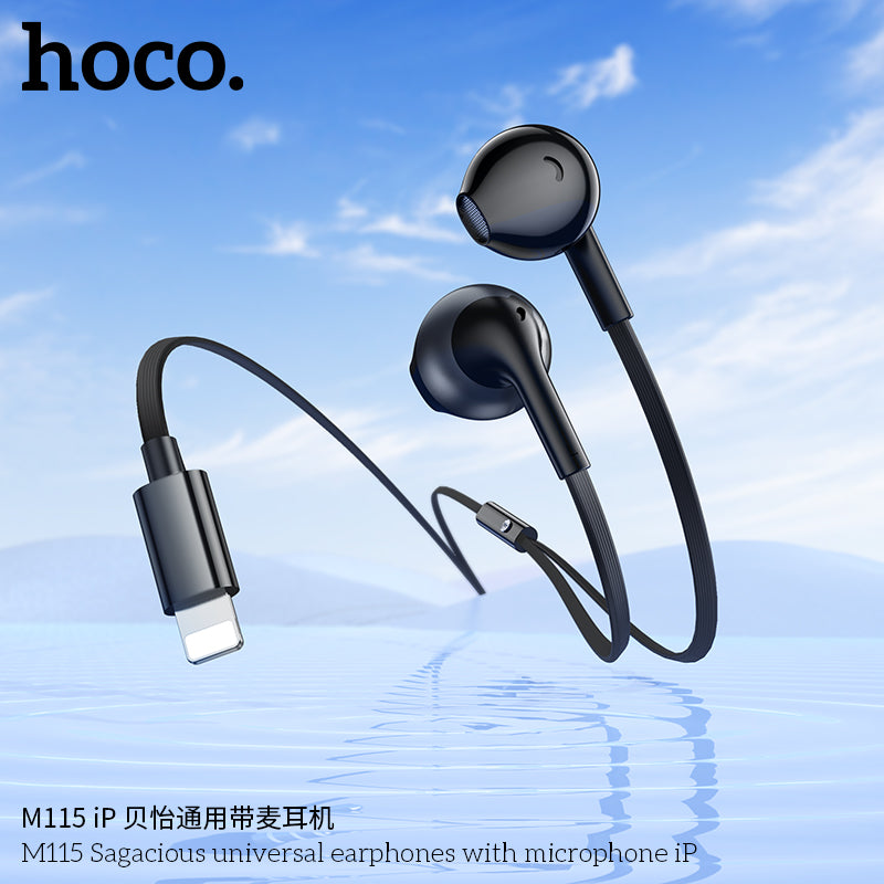 HD_SYNC:M115 Sagacious universal earphones with microphone iP