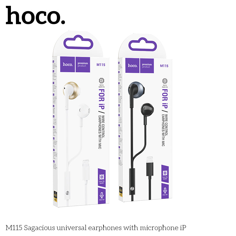 HD_SYNC:M115 Sagacious universal earphones with microphone Type-C