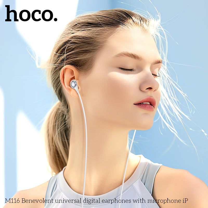 HD_SYNC:M116 Benevolent universal digital earphones with microphone iP