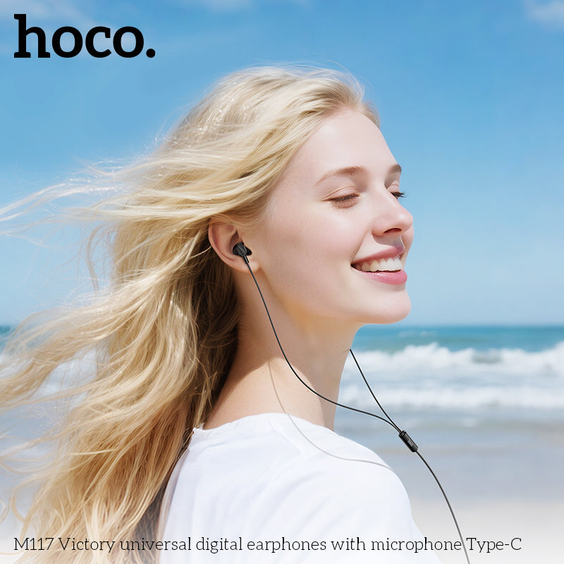 HD_SYNC:M117 Victory universal digital earphones with microphone Type-C