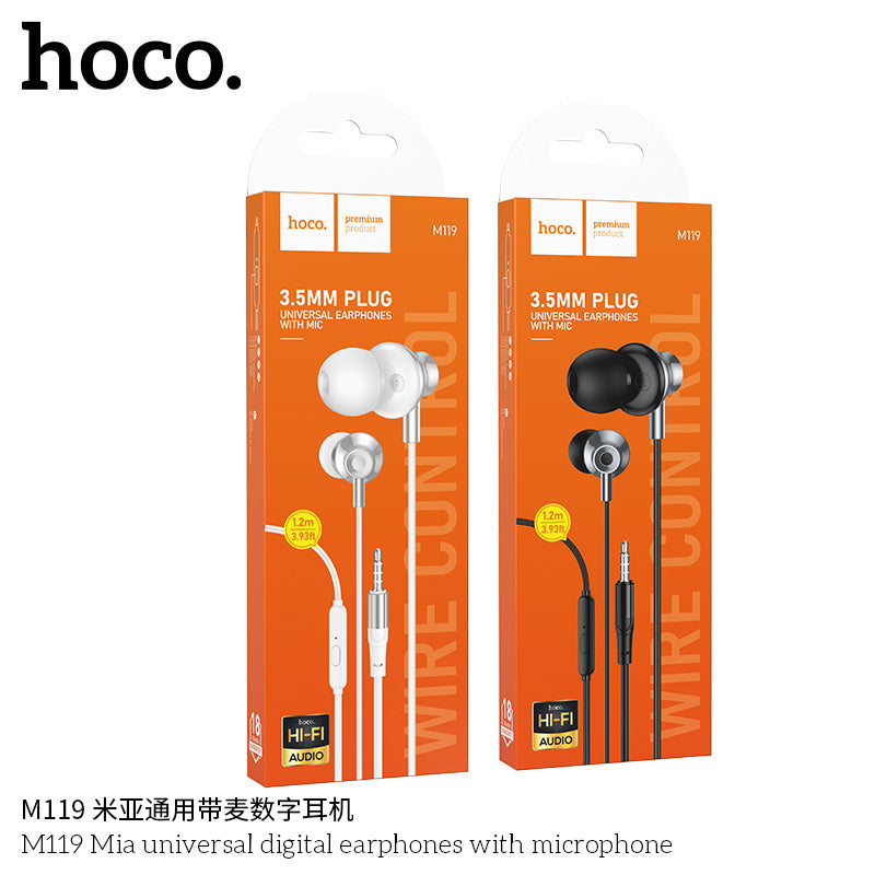 HD_SYNC:M119 Mia universal earphones with microphone
