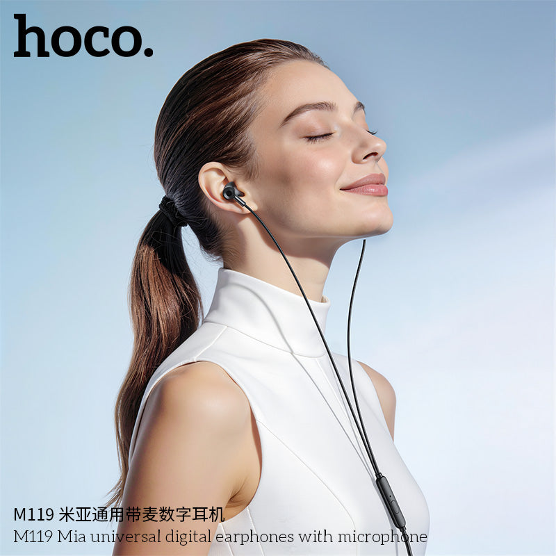 HD_SYNC:M119 Mia universal earphones with microphone