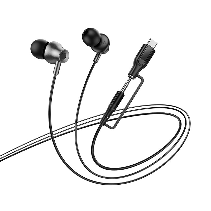HD_SYNC:M119A Mia 2-in-1 3.5/Type-C universal digital earphones with microphone