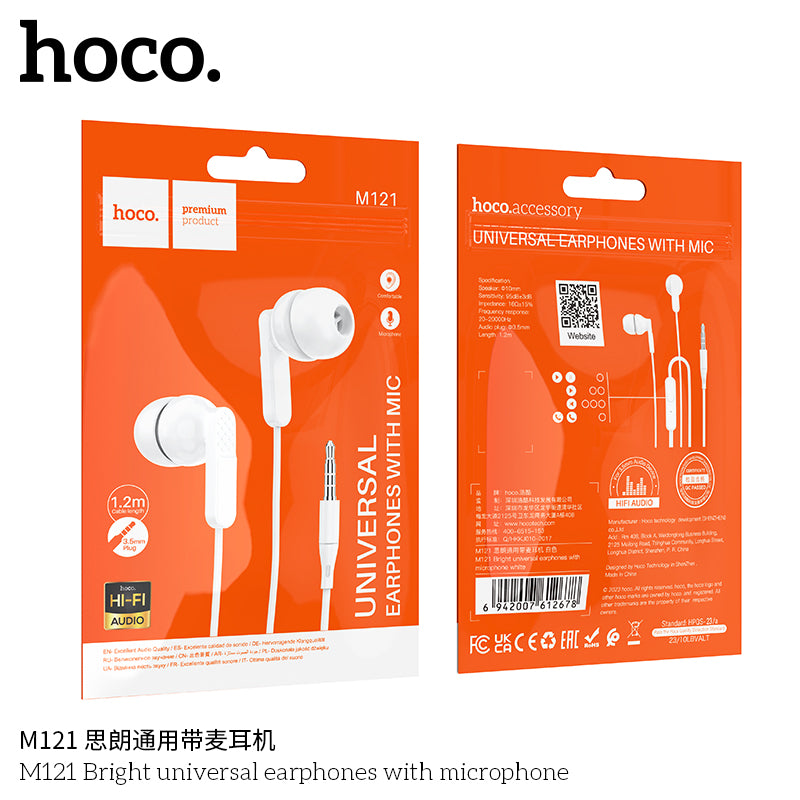 HD_SYNC:M121 Bright universal earphones with microphone