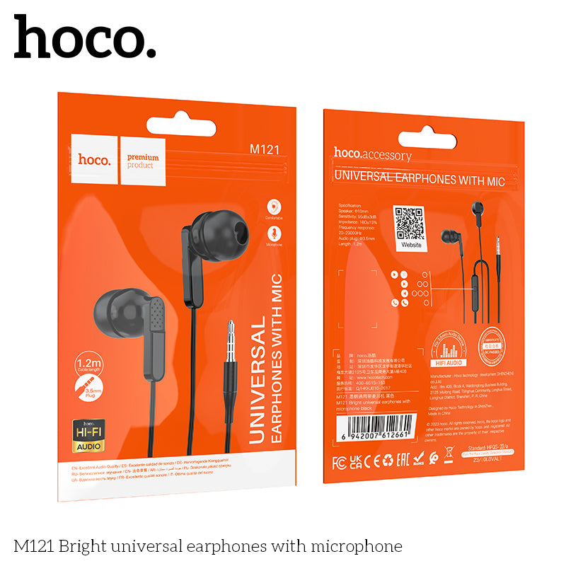 HD_SYNC:M121 Bright universal earphones with microphone