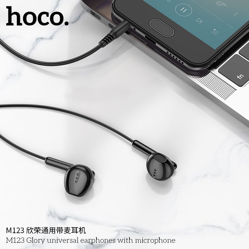 HD_SYNC:M123 Glory universal earphones with microphone