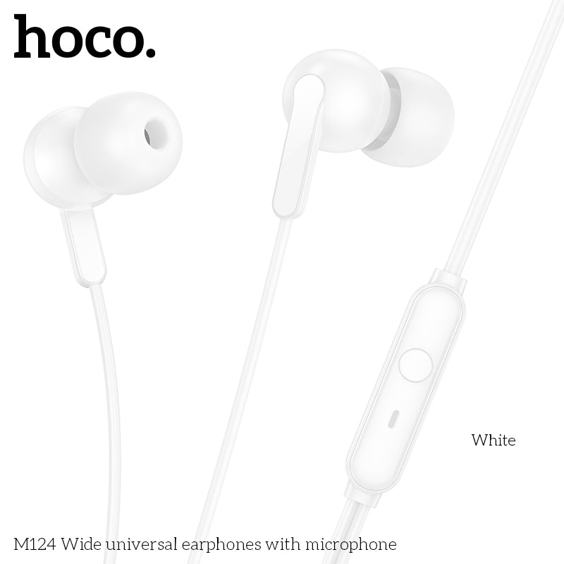 HD_SYNC:M124 Wide universal earphones with microphone