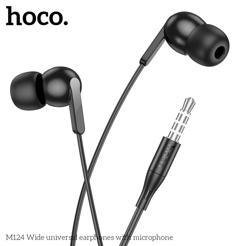 HD_SYNC:M124 Wide universal earphones with microphone