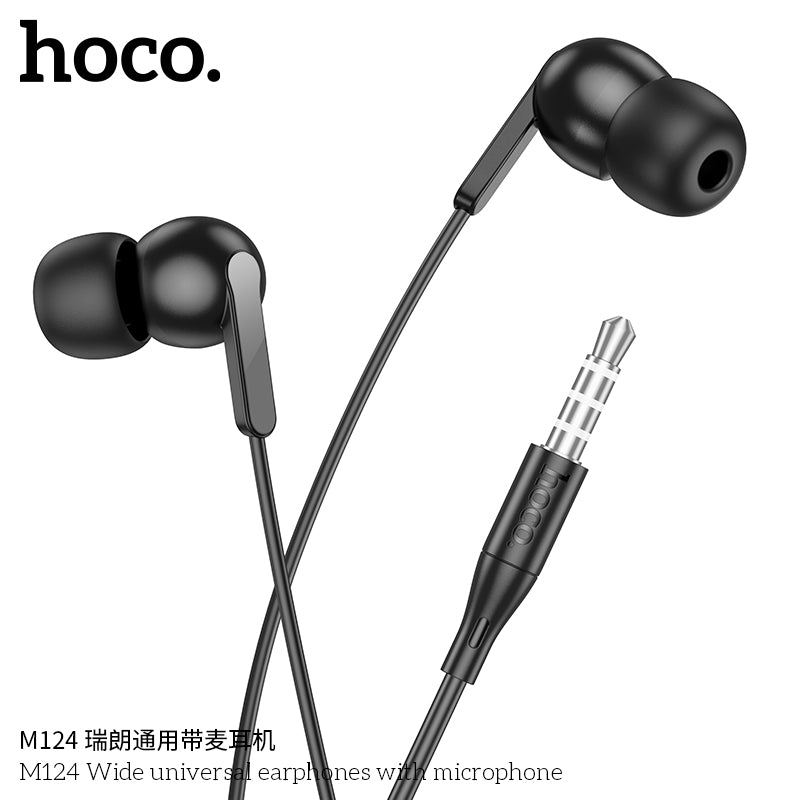 HD_SYNC:M124 Wide universal earphones with microphone