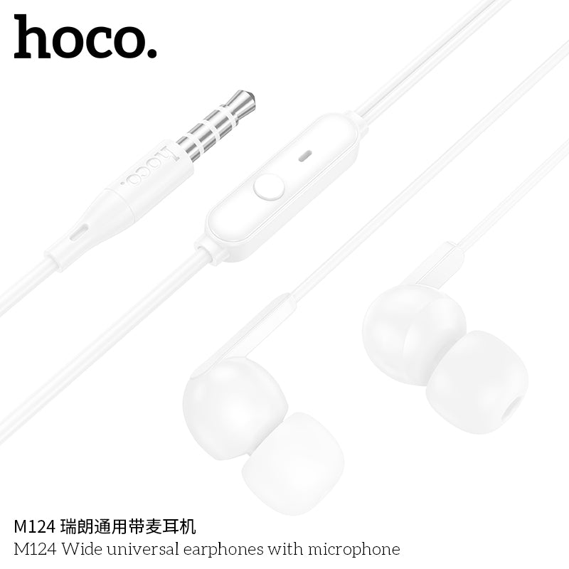 HD_SYNC:M124 Wide universal earphones with microphone
