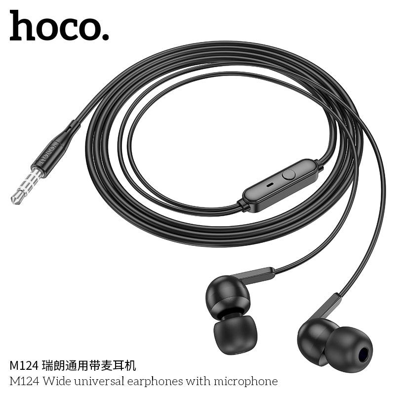HD_SYNC:M124 Wide universal earphones with microphone