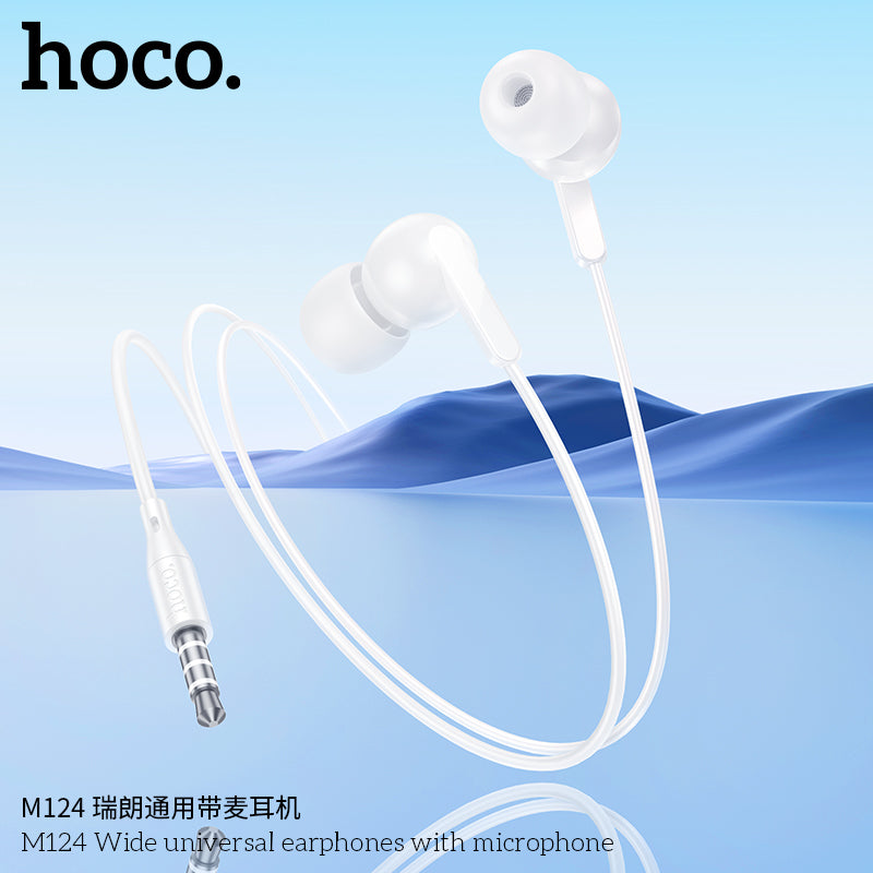 HD_SYNC:M124 Wide universal earphones with microphone