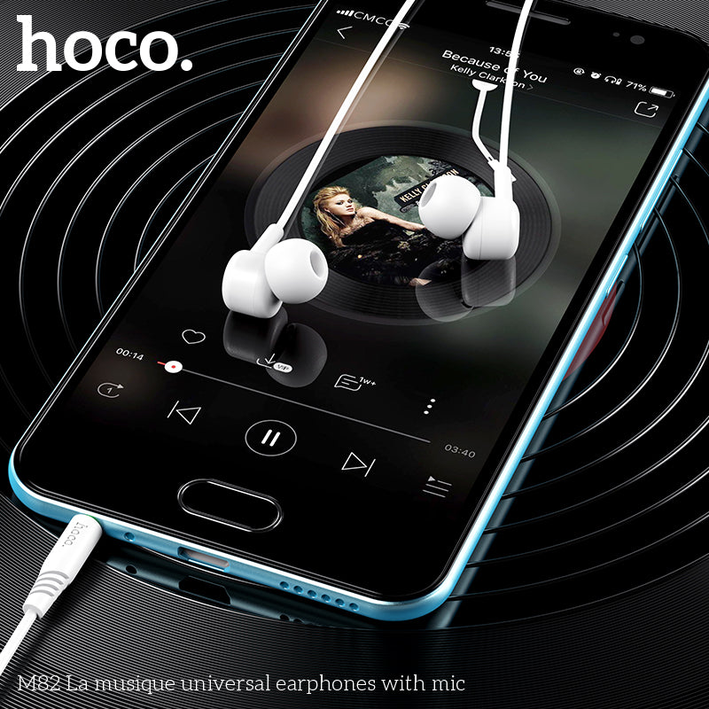HD_SYNC:M82 La musique universal earphones with mic