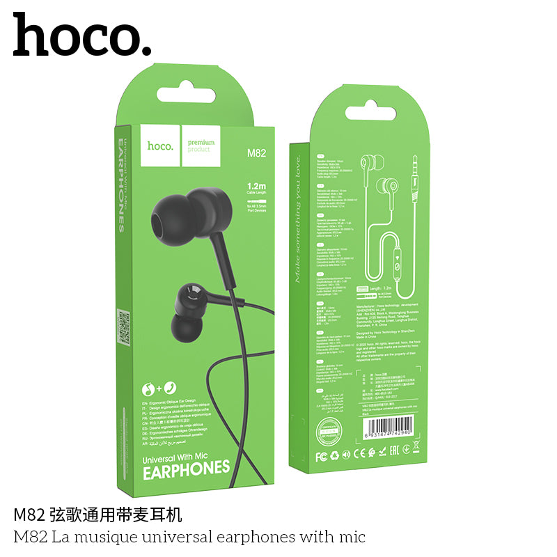 HD_SYNC:M82 La musique universal earphones with mic