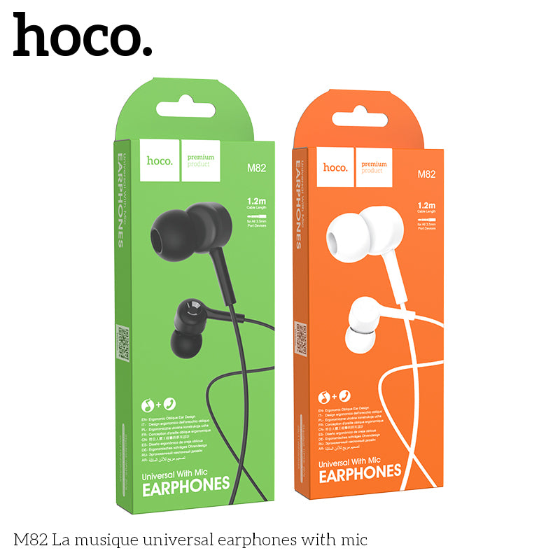 HD_SYNC:M82 La musique universal earphones with mic