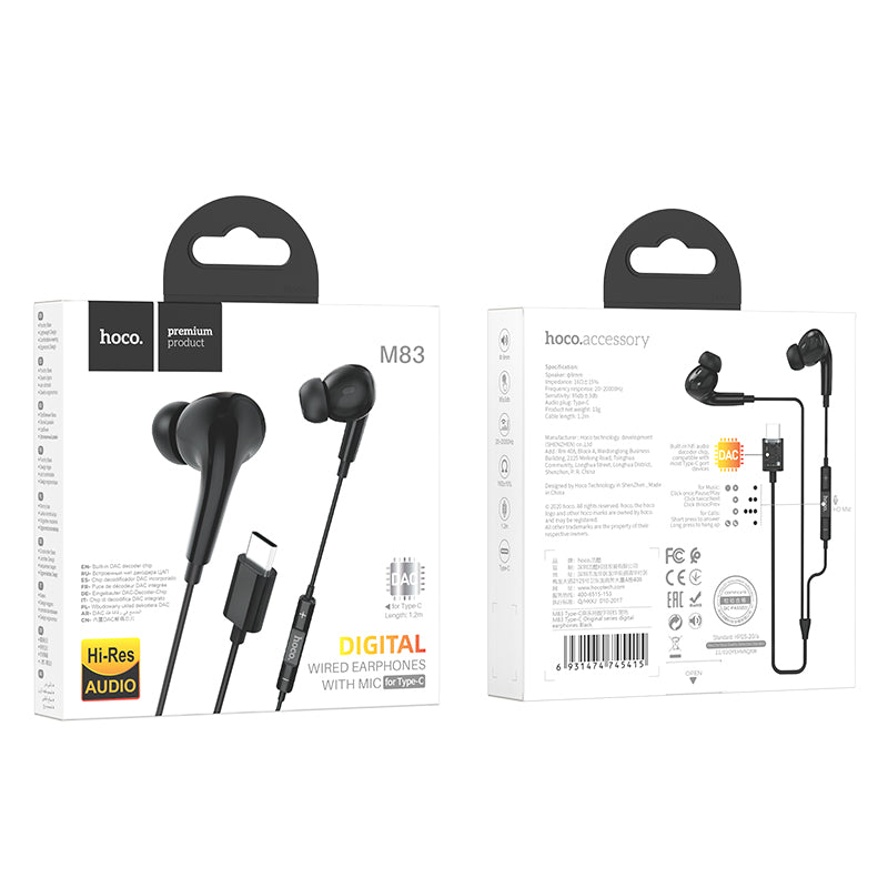HD_SYNC:M83 Type-C Original series digital earphones