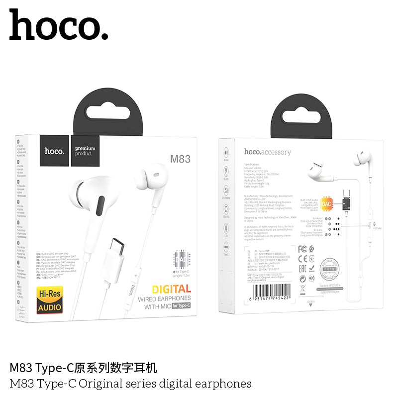 HD_SYNC:M83 Type-C Original series digital earphones