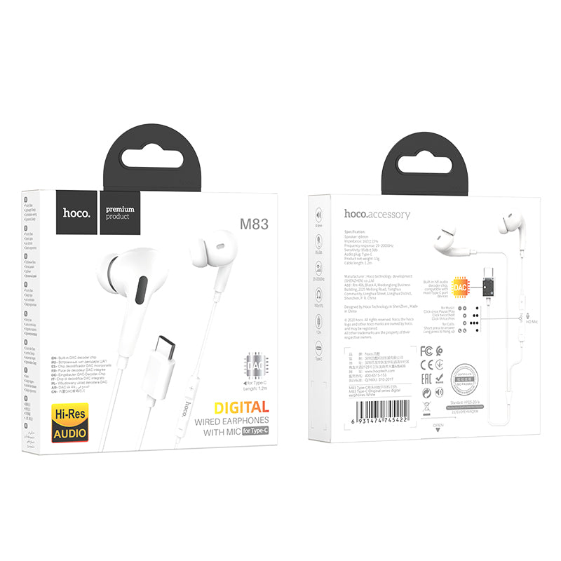 HD_SYNC:M83 Type-C Original series digital earphones