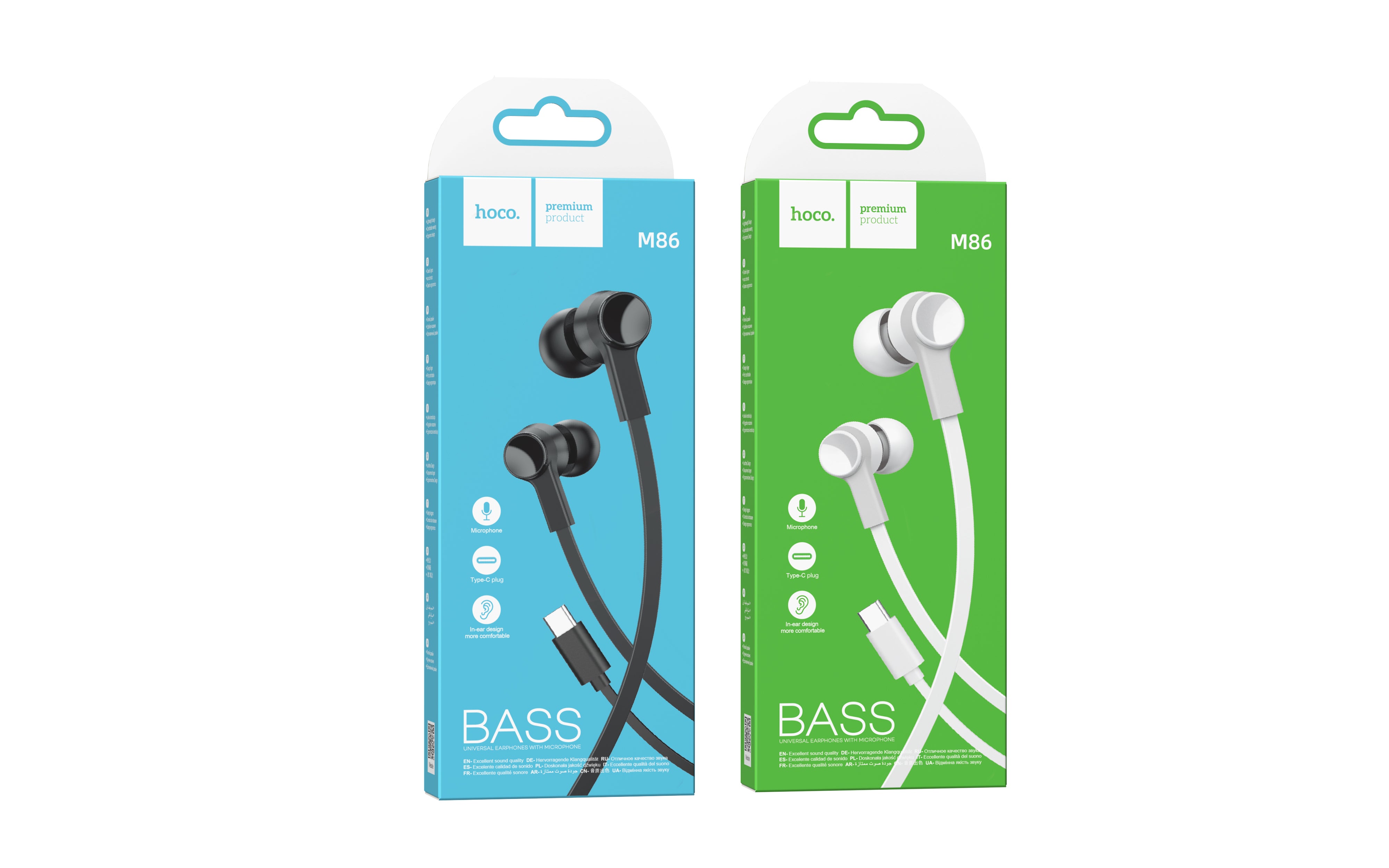 HD_SYNC:M86 Oceanic universal earphones with mic