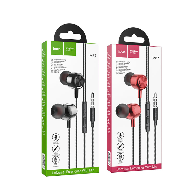 HD_SYNC:M87 String wired earphones with with microphone