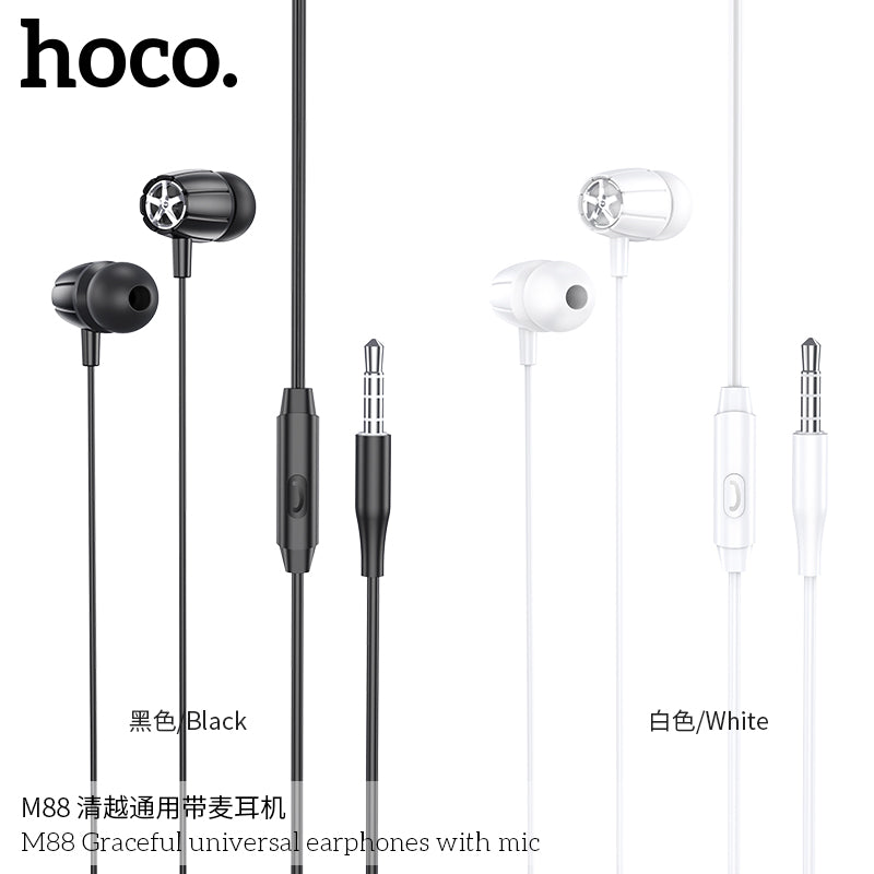 HD_SYNC:M88 Graceful universal earphones with mic