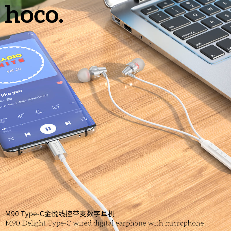 HD_SYNC:M90 Delight Type-C wired digital earphone with microphone