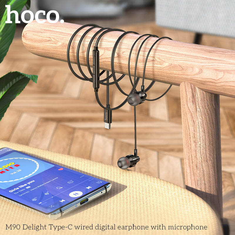 HD_SYNC:M90 Delight Type-C wired digital earphone with microphone