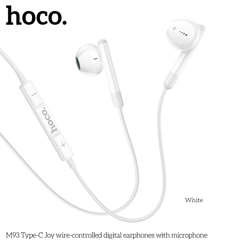 HD_SYNC:M93 Type-C Joy wire-controlled digital earphones with microphone