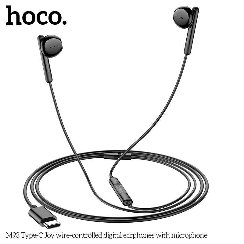HD_SYNC:M93 Type-C Joy wire-controlled digital earphones with microphone