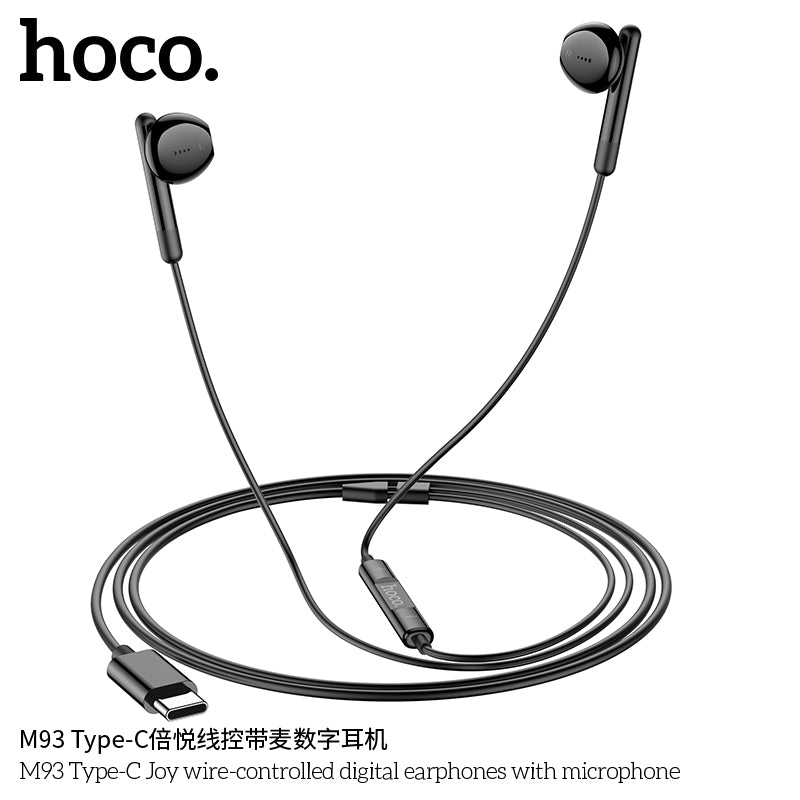 HD_SYNC:M93 Type-C Joy wire-controlled digital earphones with microphone