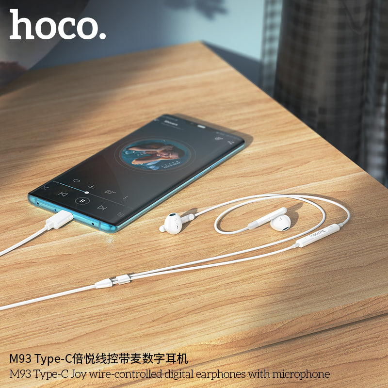HD_SYNC:M93 Type-C Joy wire-controlled digital earphones with microphone