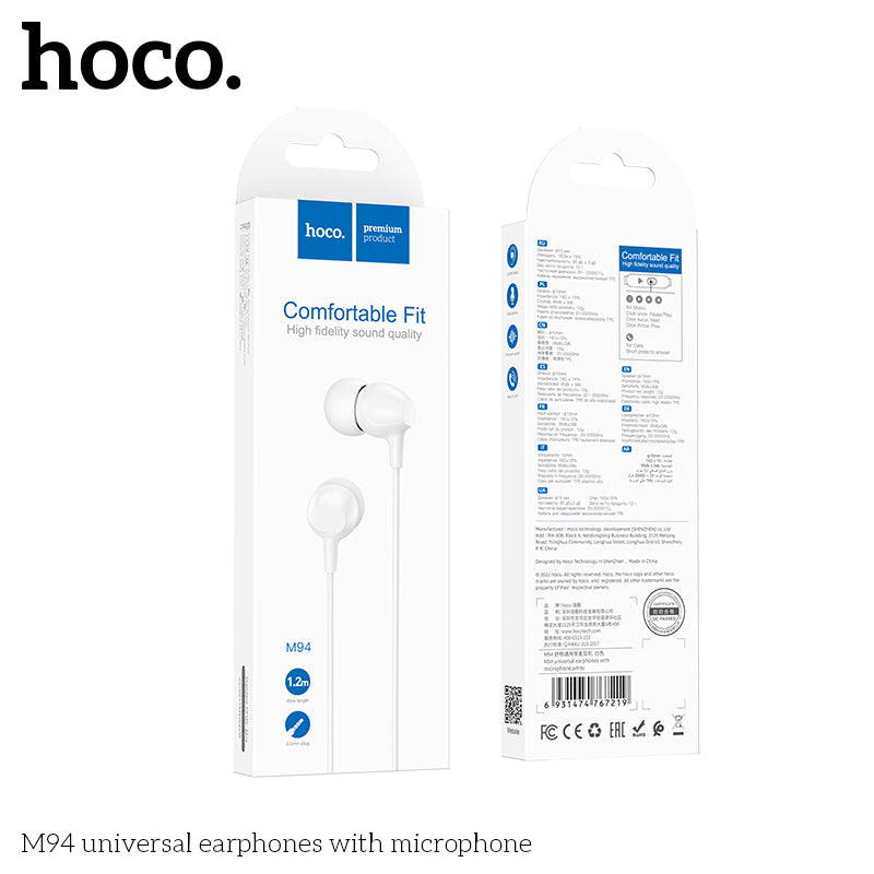 HD_SYNC:M94 universal earphones with microphone