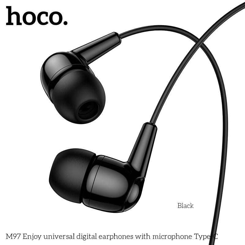 HD_SYNC:M97 Enjoy universal digital earphones with microphone Type-C