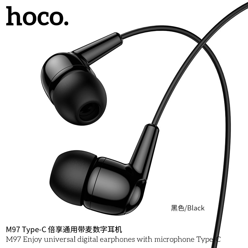 HD_SYNC:M97 Enjoy universal digital earphones with microphone Type-C