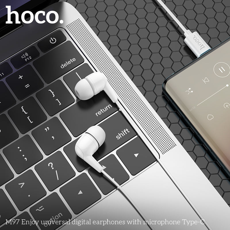HD_SYNC:M97 Enjoy universal digital earphones with microphone Type-C