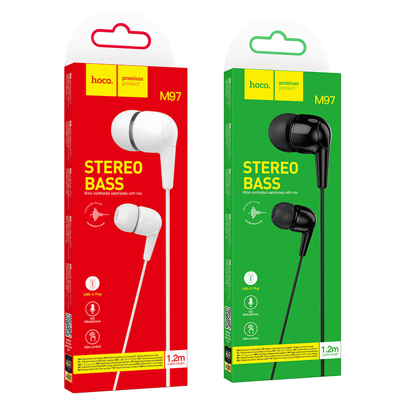HD_SYNC:M97 Enjoy universal digital earphones with microphone Type-C
