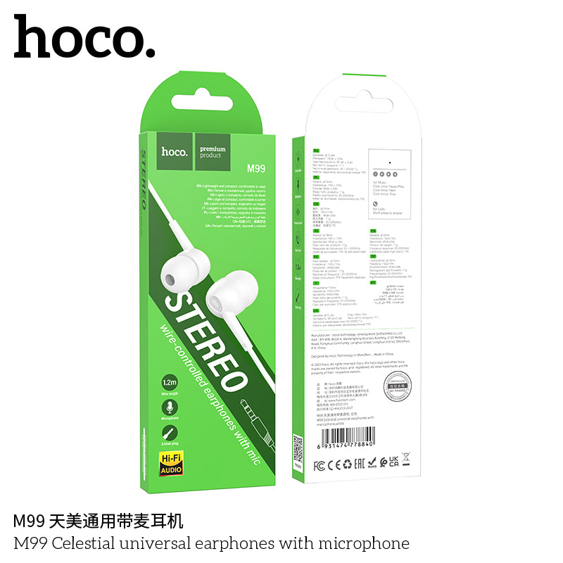 HD_SYNC:M99 Celestial universal earphones with microphone