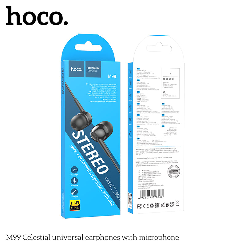 HD_SYNC:M99 Celestial universal earphones with microphone