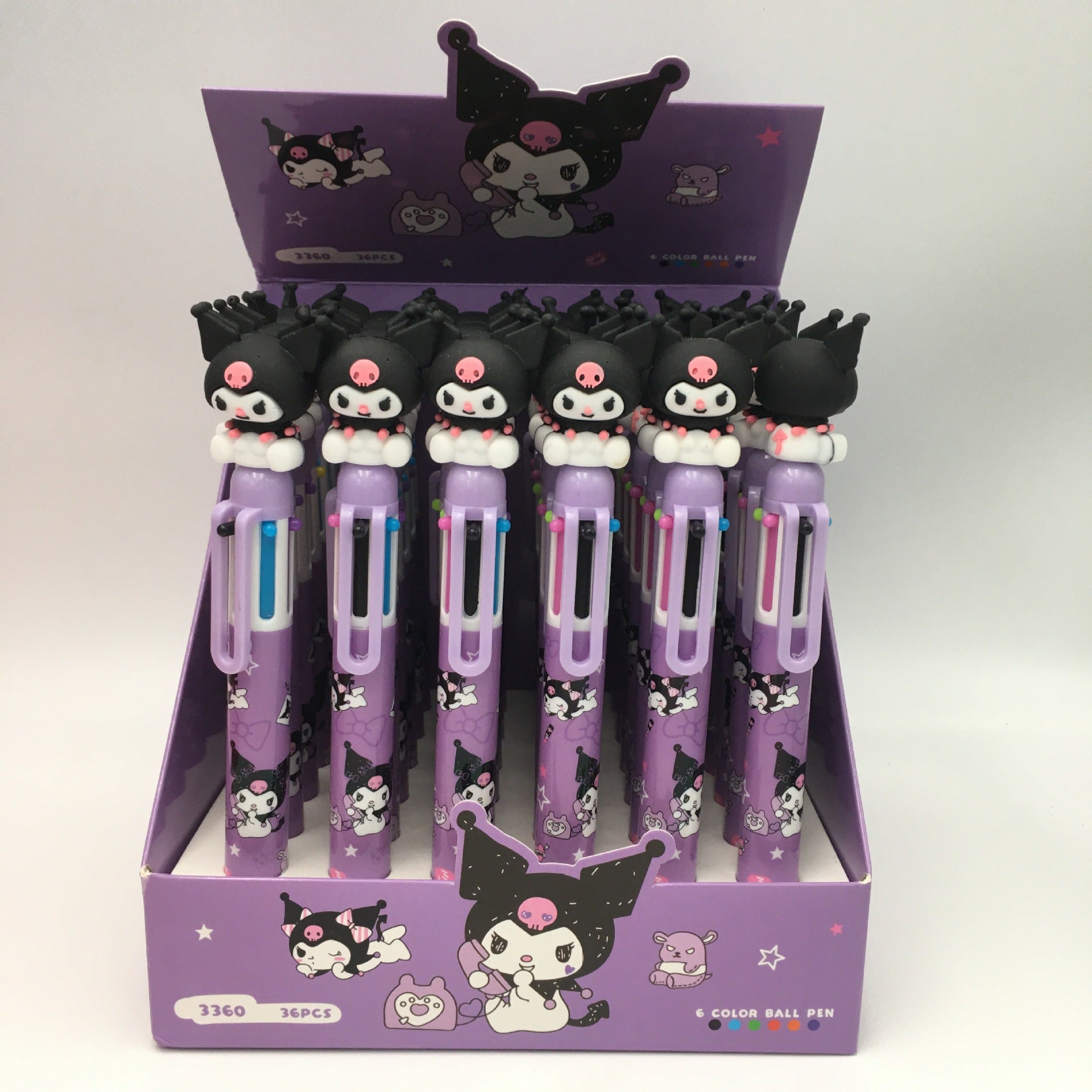 36pcs Sanrio 10 Color Ballpoint Pen