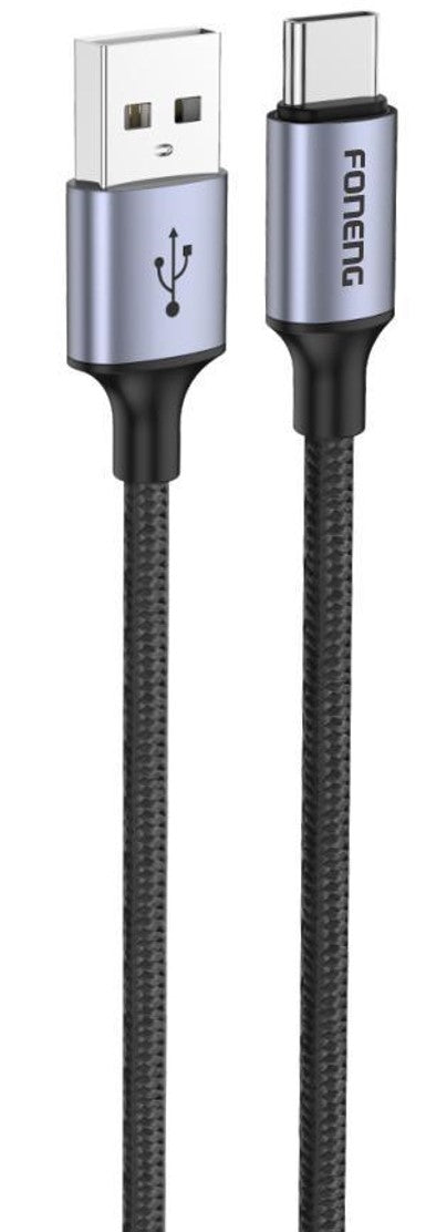 X95 1.2M METAL HEAD BRAIDED USB TYPE C CABLE